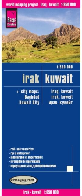 Iraq and Kuwait (1:850.000)