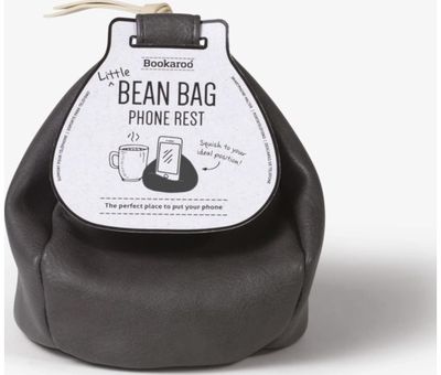 Bookaroo Little Bean Bag Phone Rest - Charcoal