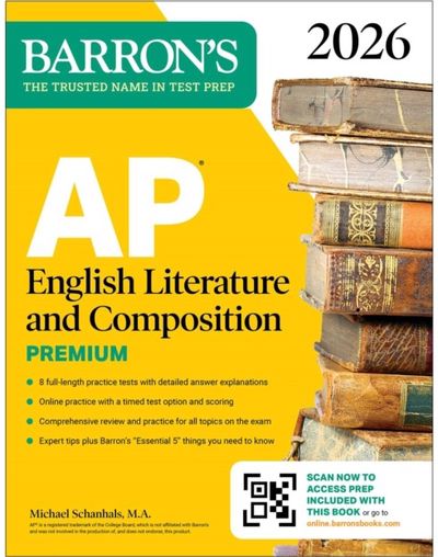 AP English Literature and Composition Premium, 2026: Prep Book with 8 Practice Tests + Online Practice