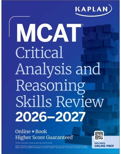 MCAT Critical Analysis and Reasoning Skills Review 2026-2027: Online + Book