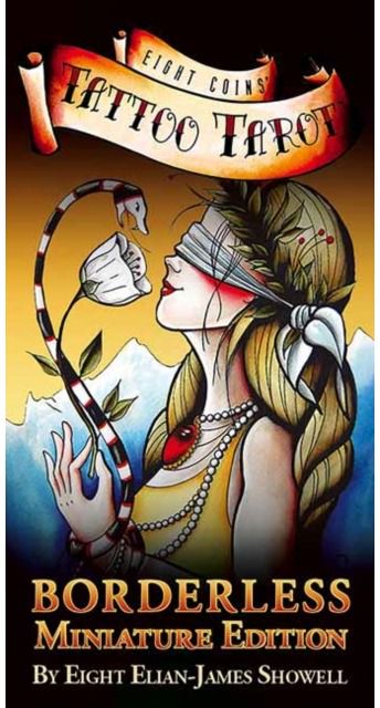 Eight Coins' Tattoo Tarot Borderless Miniature Edition