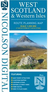 Nicolson West Scotland & Western Isles: Route Planning Map Route Planning Map