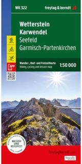 Wetterstein - Karwendel, hiking, cycling and leisure map 1:50,000