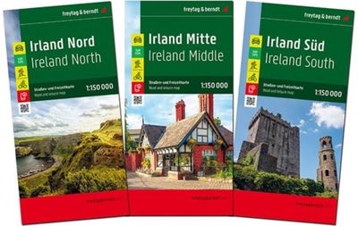 Ireland Road Map - 3 Map Set 1:150,000 scale