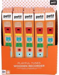 Playful Tunes Wooden Recorder CDU of 10