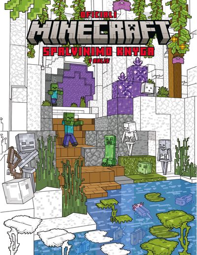Oficiali Minecraft spalvinimo knyga, 1 d.