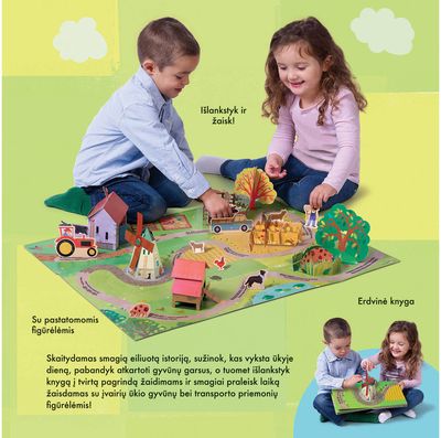 Erdvinė knyga - žaidimas DIENA ŪKYJE