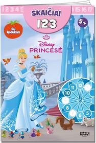 Princesės. Užduotėlės su lipdukais 123