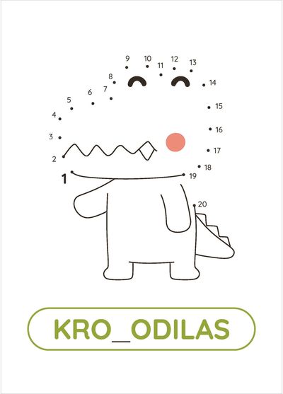 Junk taškus nuo 1 iki 20