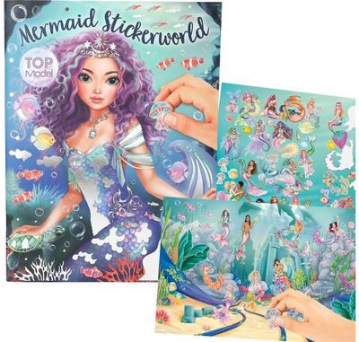 Top Model lipdukų knyga "Mermaid 2025"