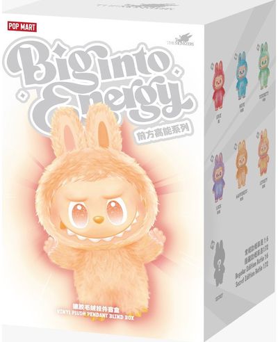 Vinilinė - pliušinė lėlė POP MART Labubu The Monsters - Big into Energy Blind box, įv. rūšys