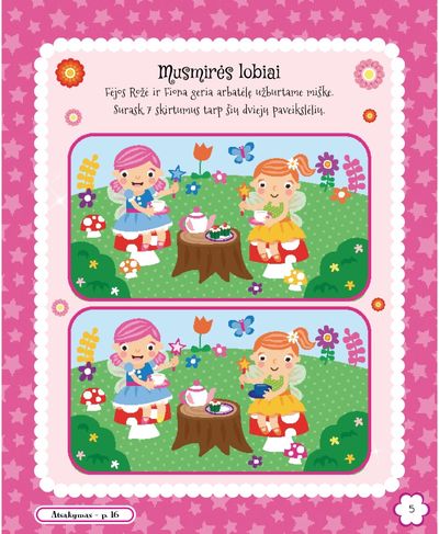 Mano pirmoji fėja. Lipdukų ir veiklos knyga