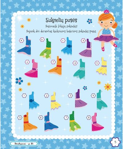 Mano pirmoji balerina. Lipdukų ir veiklos knyga