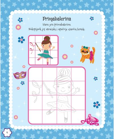 Mano pirmoji balerina. Lipdukų ir veiklos knyga