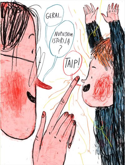 Nupieškim istoriją?