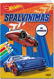 Hot Wheels. Spalvinimas su lipdukais