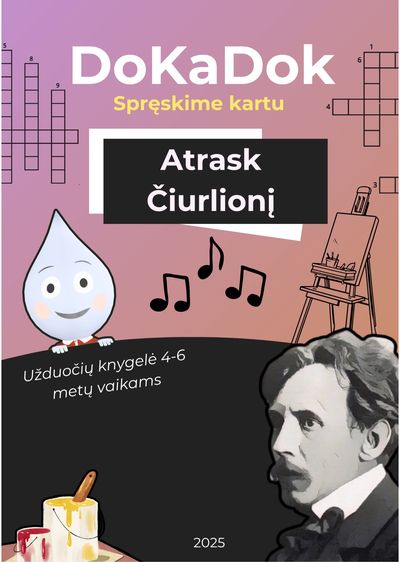 Atrask Čiurlionį. 4-6 metų vaikams
