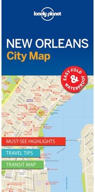 Lonely Planet New Orleans City Map