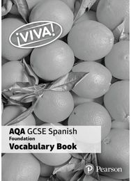 ¡Viva! AQA GCSE Spanish Foundation Vocabulary Book (pack of 8)