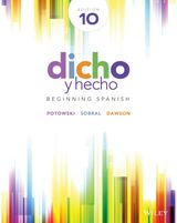 Dicho y hecho Beginning Spanish
