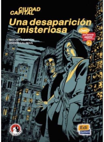 Una desaparicion Illustrated comic in