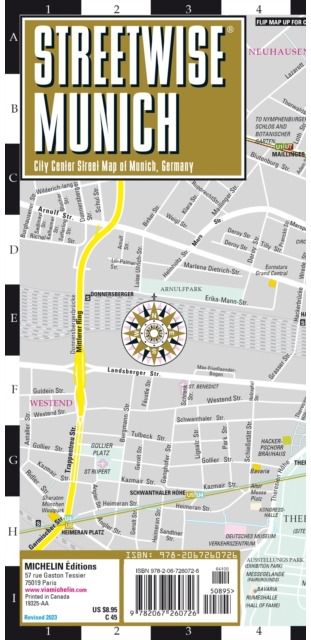 Streetwise Edinburgh Map - Laminated City Center Street Map of Edinburgh,