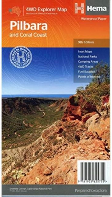 Pilbara & Coral Coast Map