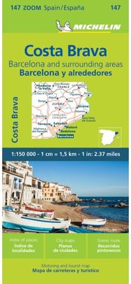 Barcelona y Alrededores Costa Brava - Zoom Map 147: Map Map