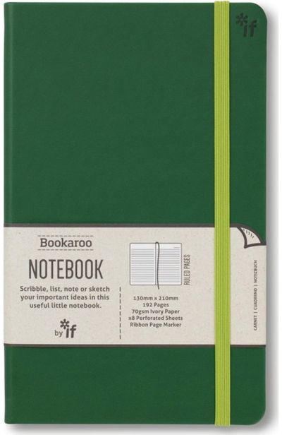 Bookaroo Notebook (A5) Journal - Forest Green