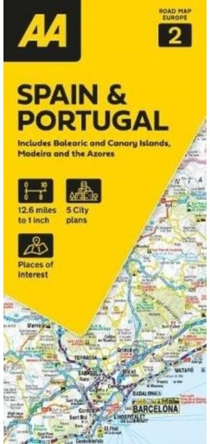 AA Road Map Spain & Portugal