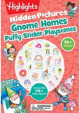 Gnome Homes Hidden Pictures Puffy Sticker Playscenes