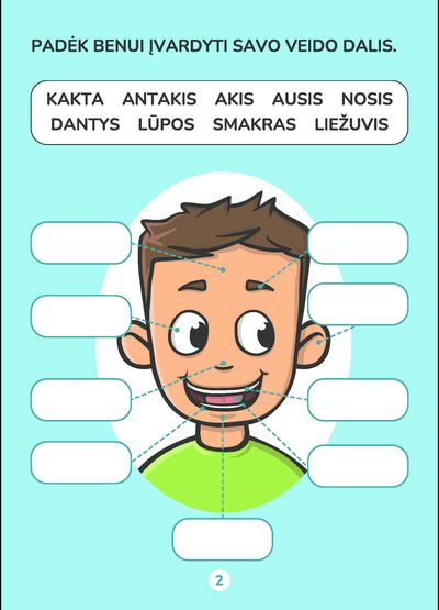 Užduočių knygelė „Mano kūno ABC“