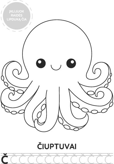 Spalvinimo ir užduočių knygelės „Spalvink abėcėlę“