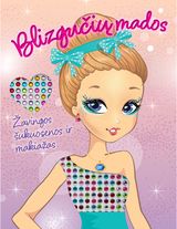Lipdukų knygelė „Blizgučių mados. Šukuosenos“