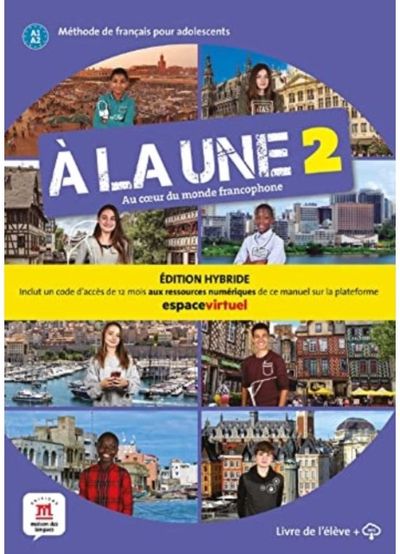 la une 2 - Livre de leleve + audio MP3. A1/A2