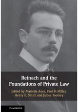 Reinach and the Foundations of Private Law