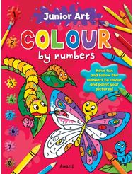 Junior Art Colour By Numbers: Butterfly