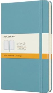 Moleskine Reef Blue Notebook Large Ruled Hard
