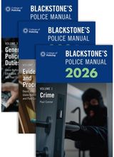 Blackstones Police Manuals Three Volume Set 2026