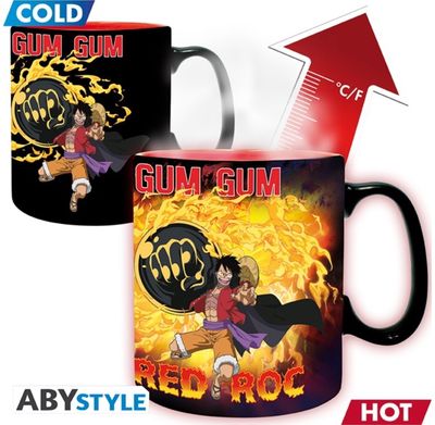 One Piece Luffy vs Kaidou Heat Change Mug