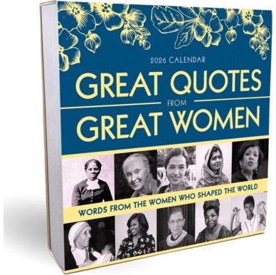 2026 Great Quotes From Great Women Boxed Calendar: Words from the Women Who Shaped the World