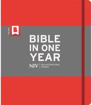 NIV Journalling Bible in One Year: Red Red