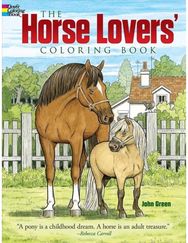 Horse Lovers Coloring Book
