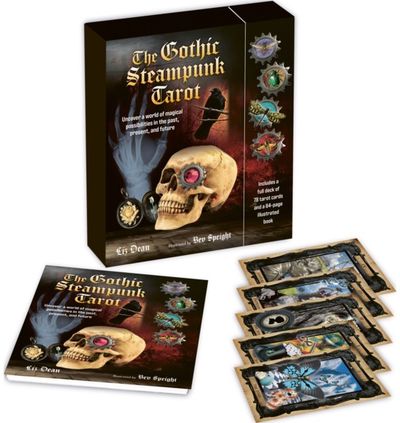 Gothic Steampunk Tarot Includes a Full Deck of 78 Tarot Cards and a 64-Page Illustrated Book