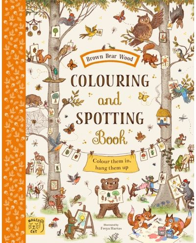 Brown Bear Wood: Colour them in, hang