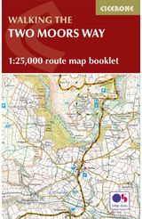 Two Moors Way Map 1:25,000 OS Route