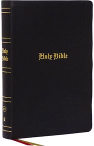 KJV Holy Bible: Super Giant Print with 43,000 Cross References, Black Genuine Leather, Red Letter, Comfort Print: King James Ver