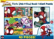 Disney Junior Mavel Spidy & His Amazing Friends First Look & Find Book & Giant Puzzle