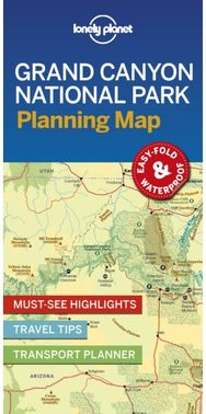 Lonely Planet Grand Canyon National Park Planning Map