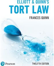 Elliott & Quinns Tort Law
